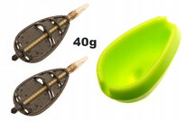 Jaxon zestaw 2x koszyk 40g + forma methood feeder Jaxon