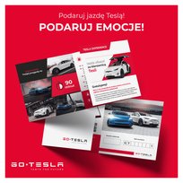 Jazda za kierownicą Tesli Model S | 3 | X | Y - 90 minut - Voucher Prezentowy GoTesla