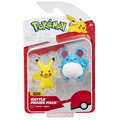 Jazwares, Zestaw figurek Pokemon: Marill & Pikachu, Battle Figure!, PKW2646 - JAS POKEMON