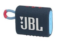 JBL, Głośnik bluetooth GO 3 BLUP, Niebiesko-różowy