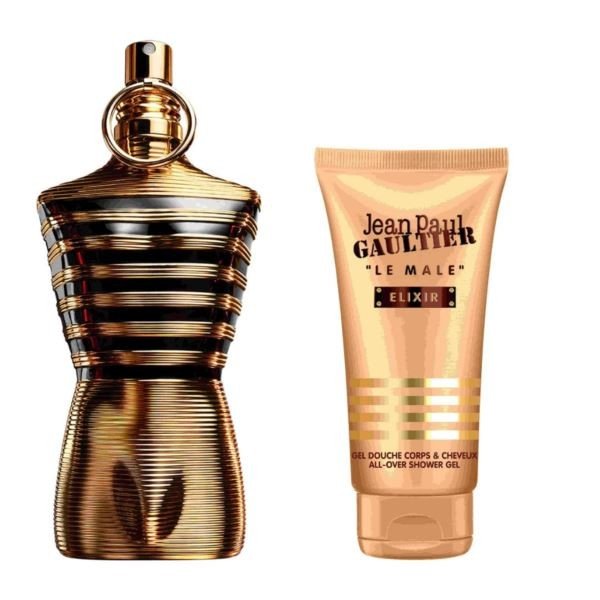 Empik Jean Paul Gaultier Le Male Elixir Parfum 125ml. + All-Over Shower Gel 75ml. ZESTAW