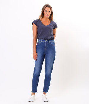 Jeansy damskie mom jeans MATEA 2417 DARK USED-25 - Lee Cooper