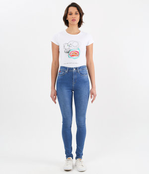 Jeansy damskie skinny DAILY 2519 LIGHT USED-25\28 - Lee Cooper