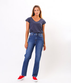 Jeansy damskie straight PARIS+ 1054 DARK BRUSHED-27\30 - Lee Cooper