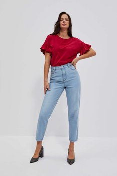 Jeansy mom fit-XS - Moodo