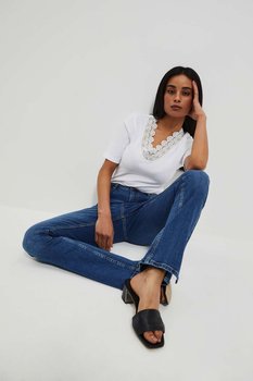 Jeansy typu flare-XS - Moodo