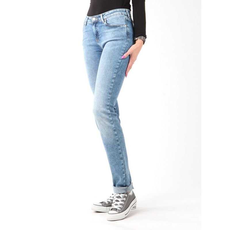 Wrangler Jeans Slim Vita Alta Donna – 100% Cotone, Classico Intramontabile