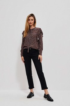 Jeansy z prostą nogawką-XS - Moodo