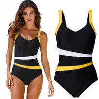 Jednoczęściowy strój kąpielowy modny wyszczuplający kostium modelujący xl