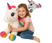 JEDNOROŻEC PLUSZOWY UNICORN MASKOTKA KOŃ BARDZO DUŻY