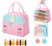 Jednorożec Torba Śniadaniowa Termiczna Izolacyjna Lunch Box Kanapnik 5,5L