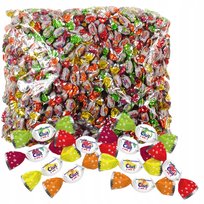 Jedność CIUT Cukierki Pastylki Musujące Mini Owocowe Smaki Witamina C 1kg Jedność
