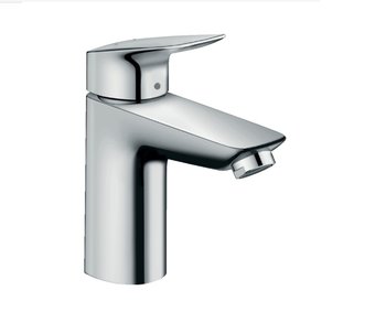 Jednouchwytowa Bateria Umywalkowa Logis 100, Z Zaworem Opływowym Push-Open, Dn15 - Chrom - Hansgrohe