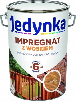 JEDYNKA IMPREGNAT DO DREWNA Z WOSKIEM 5L ORZECH - JEDYNKA