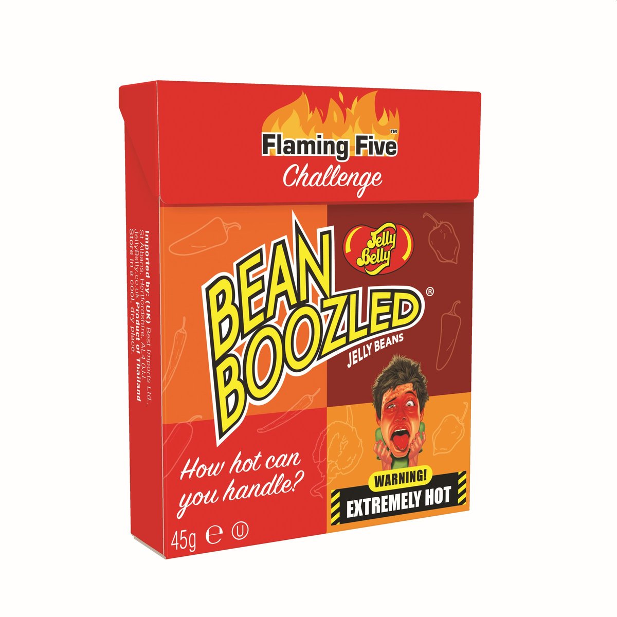 Jelly Belly, ostre żelki fasolki wszystkich smaków Bean Boozled Flaming
