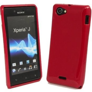 Jelly Sony Xperia J Czerwony - Bestphone