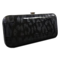Jennifer Jones 5-częściowy zestaw do paznokci skórzane etui czarny manicure pedicure OTJ704S