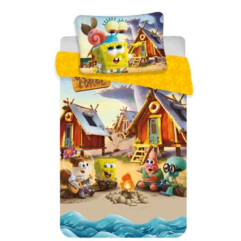 Jerry Fabrics, Spongebob, Pościel niemowlęca, 100x135 cm - Jerry Fabrics