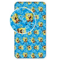 Jerry Fabrics, Spongebob, Prześcieradło z gumką, 90x200 cm