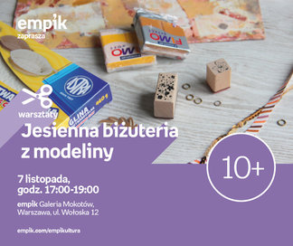 Jesienna biżuteria z modeliny | Empik Galeria Mokotów