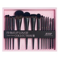 JESSUP Matte Black Versatile Brush Collection zestaw pędzli do makijażu 14szt. T336 JESSUP