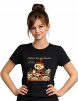 JESTEM ZORGANIZOWANA W STYLU MAŁA MI ŚMIESZNA KOSZULKA T-SHIRT PREMIUM XL JHK