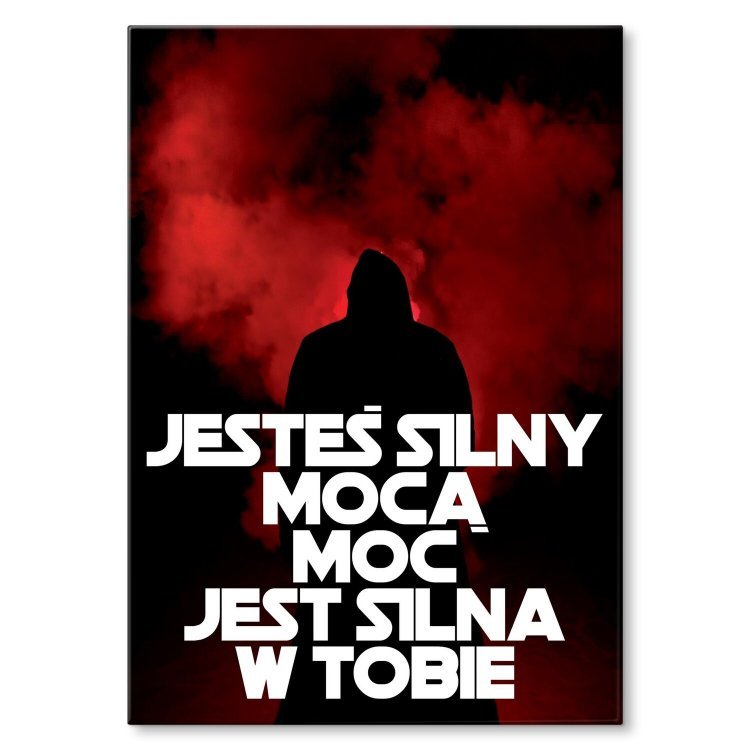 Jesteś silny mocą Metalowy Plakat Blacha dekoracyjna Tabliczka Szyld 42 ...