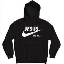 Jesus Did It Bluza Religijna Jezus Krzyż Wiara GILDAN