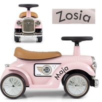 Jeździk dla Dziewczynki Prezent dla Rocznej Dziewczynki Royce Różowy + Imię