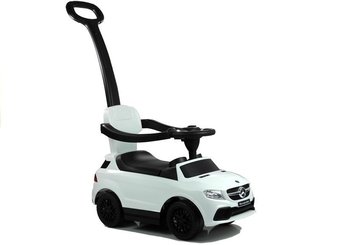 Jeździk Mercedes z Pchaczem Biały 3288 - Lean Toys