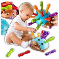 Jeżyk Sorter Układanka Edukacyjna Montessori Gra Edukacyjna dla Dzieci 18m+