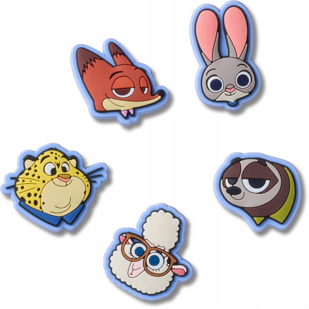 JIBBCrocs Przypinki Ozdoby Piny Charms Jibbitz Zootopia 5 Pack - Crocs ...