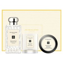 Jo Malone English Pear & Sweet Pea Cologne 100ml. + English Pear & Freesia Scented Candle 65g. + English Pear & Freesia Body Cre