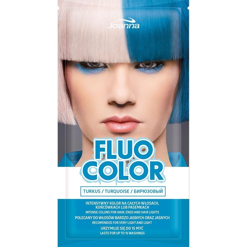 Фото - Шампунь Joanna , Fluo Color, szampon koloryzujący 5163 Turkus, 35 g 