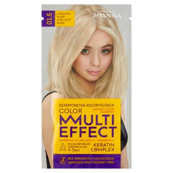 Joanna, Multi Effect Color, Szamponetka koloryzująca 01.5 Ultrajasny Blond, 35 g - Joanna