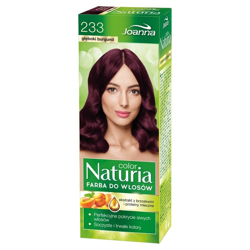 Empik Joanna, Naturia Color, farba do włosów nr 233 Głęboki Burgund