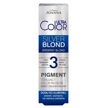 Joanna Ultra Color Pigment tonujący kolor włosów 005 Silver Blond (srebrny blond) 100ml - Joanna
