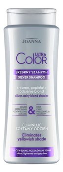 Joanna Ultra Color Srebrny Szampon Do Włosów Srebrne Popielate Odcienie Blond 400Ml - Joanna
