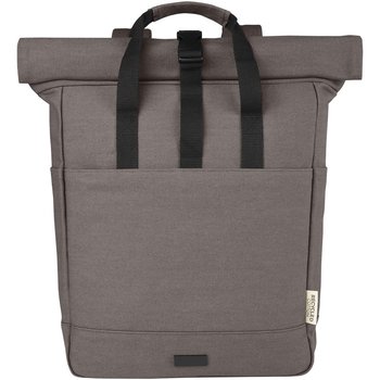 Joey 15-calowy plecak na laptopa z płótna z recyklingu z certyfikatem GRS o pojemności 15 l - Inna marka