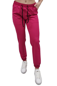 Joggery medyczne amarant casual premium roz. S - M&C