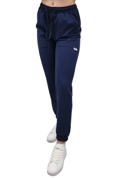 Joggery medyczne ciemny granat casual premium roz. XS - M&C