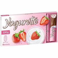 Jogurtówka Yogurette Truskawkowe Batoniki Czekoladki 100g z Niemiec Ferrero