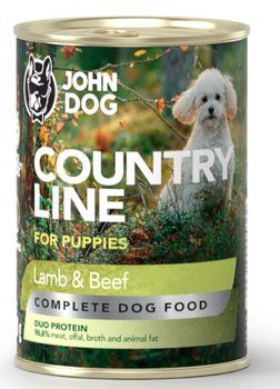 John Dog Country Line Puppies Lamb&Beef 400G - JOHN DOG