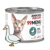 John Dog For Cats 99 Menu Karma Mokra Dla Kota Gęś 200 G