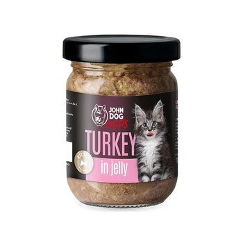 John Dog for Cats Indyk w galaretce dla kociąt 100g - JOHN DOG