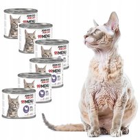 John Dog for Cats Karma mokra 99 MENU dla kota indyk 6 x 200 g