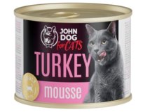 John Dog for Cats Mousse Indyk mus 200g