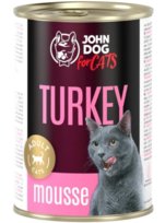 John Dog for Cats Mousse Indyk mus 400g