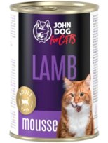 John Dog for Cats Mousse jagnięcina mus 400g