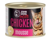 John Dog for Cats Mousse kurczak mus 200g